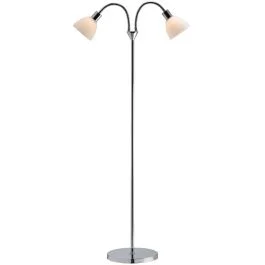 Nordlux Ray LED Vloerlamp | 2x E14 Max 25W | Dimbaar | Zilver Kup teraz