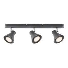 Popularny Nordlux Eik LED Opbouwspot | 3x GU10 Max 35W | Dimbaar | Grijs