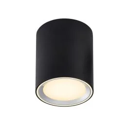 Darmowy zwrot Nordlux Fallon LED Opbouwspot | 5.5W 2700K 500lm 827 | Dimbaar | Zwart