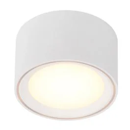 Nordlux Fallon LED Opbouwspot | 5.5W 2700K 500lm 827 | Dimbaar | Wit Do wyczerpania zapasów