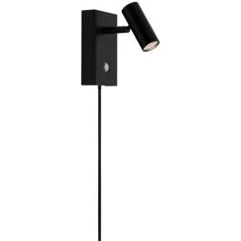 Łatwy zwrot Nordlux Omari LED Wandlamp | 3.2W 2700K 320lm 827 | Dimbaar | Zwart