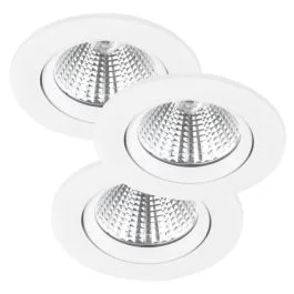 Hit cenowy Nordlux Fremont Ø85mm LED Inbouwspot | 4.5W 2700K 345lm 827 | Dimbaar | Wit