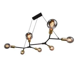 Bezpieczne zakupy Nordlux Josefine LED Hanglamp | 7x E27 Max 60W | Dimbaar | Zwart