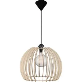 Nordlux Chino LED Hanglamp | 1x E27 Max 60W | Dimbaar | Bruin Rabat