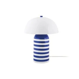 Leitmotiv Rayado Retro LED Tafellamp | 1x G9 15W | Cobalt blue w. white Kup online
