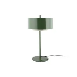 Okazja Leitmotiv Grato Anillo LED Tafellamp | 1x E14 15W | Jungle green & grayed jade