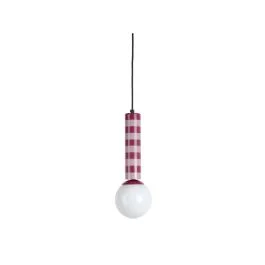 Wyprzedaż Leitmotiv Rayado LED Hanglamp | 1x E14 15W | Dark mauve & soft lavender