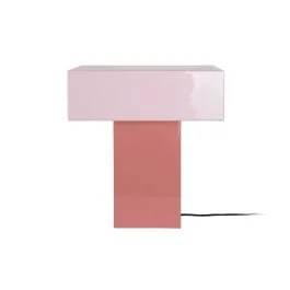 Leitmotiv Grato Recto LED Tafellamp | 1x E14 15W | Rose tan & soft pink Premium
