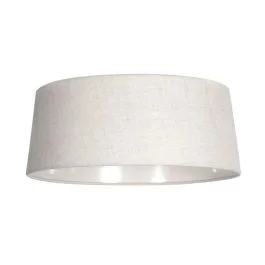 Super okazja Anne Light Lampenkap | Lampenkap – Crèmekleurig Linnen Met Witte Binnenzijde Ø48 Cm