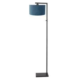 Obniżka ceny Steinhauer Stang LED Vloerlamp | 1x E27 40W | Dimbaar | Blauw/Zwart