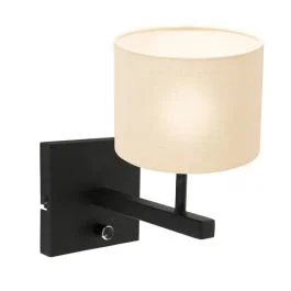 Steinhauer Stang LED Wandlamp | 1x E27 40W | Dimbaar | Staal/Wit Hit cenowy