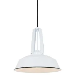 Mexlite Eden LED Hanglamp | 1x E27 40W | Dimbaar | Wit Premium