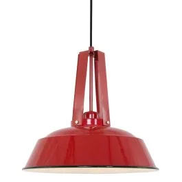 Mexlite Eden LED Hanglamp | 1x E27 40W | Dimbaar | Rood/Wit Najlepsza cena