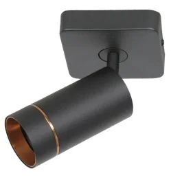 Darmowy zwrot Steinhauer DownLume LED Downlighter | 1x GU10 | Dimbaar | Goud/Zwart