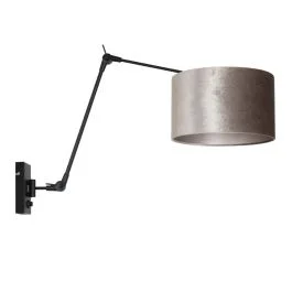 Steinhauer Prestige Chic LED Wandlamp | 1x E27 40W | Dimbaar | Grijs/Zwart Oferta czasowa