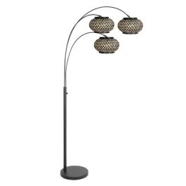 Steinhauer Nox Light LED Vloerlamp | 3x E27 40W | Dimbaar | Zwart Szybka dostawa