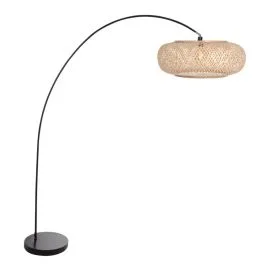 Super okazja Mexlite Solva LED Staande Booglamp | 1x E27 | Zwart