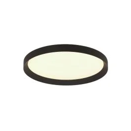 Steinhauer Flady LED Plafondlamp | 20W 2700K 2000lm 927 | Dimbaar | Zwart Cena promocyjna