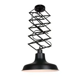Niska cena Mexlite Flex LED Hanglamp | 1x E27 40W | Dimbaar | Wit/Zwart
