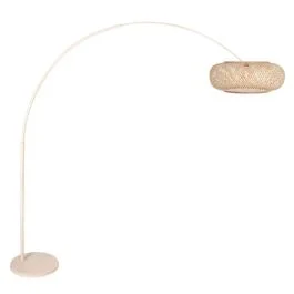 Nowy Steinhauer Sparkled Light LED Staande Booglamp | 1x E27 40W | Dimbaar | Creme
