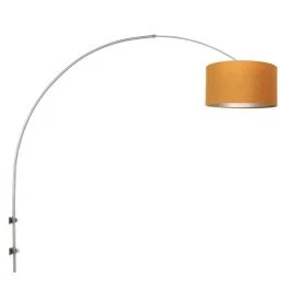 Hit sprzedaży Steinhauer Sparkled Light LED Wandlamp | 1x E27 40W | Dimbaar | Goud/Staal
