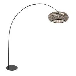 Tani Anne Light Anne-Curve LED Vloerlamp | 1x E27 40W | Dimbaar | Zwart