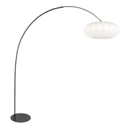 Super okazja Anne Light Anne-Curve LED Vloerlamp | 1x E27 40W | Dimbaar | Zwart