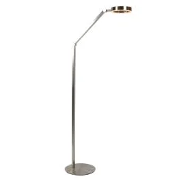 Steinhauer Ringlux LED Staande Leeslamp | 10W 2700K 1000lm 927 | Dimbaar | Staal Wyprzedaż