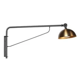 Hit sprzedaży Steinhauer Pintino LED Wandlamp | 1x GU10 10W | Dimbaar | Brons/Zwart