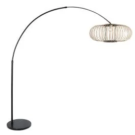 Kup teraz Steinhauer Silva LED Vloerlamp | 1x E27 | Zwart