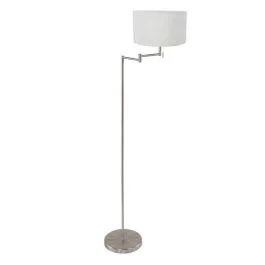 Mexlite Bella LED Vloerlamp | 1x E27 40W | Dimbaar | Staal/Wit Oferta