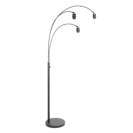 Steinhauer Sparkled Light LED Vloerlamp | 3x E27 40W | Dimbaar | Zwart Tylko dziś