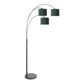 Oferta Steinhauer Sparkled Light LED Vloerlamp | 3x E27 40W | Dimbaar | Groen/Zwart