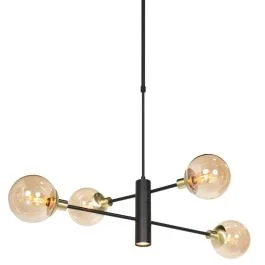 Steinhauer Constellation Hanglamp | 4x E14 + 1x GU10 | Dimbaar | Messing Tylko dziś