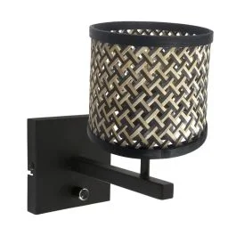 Najlepsza cena Steinhauer Stang LED Wandlamp | 1x E27 40W | Dimbaar | Naturel/Zwart