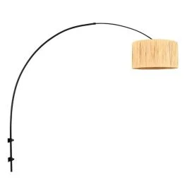 Steinhauer Sparkled Light LED Wandlamp | 1x E27 40W | Dimbaar | Naturel/Zwart Bestseller