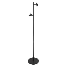 Tylko dziś Mexlite Bambus LED Vloerlamp | 2x E14 40W | Dimbaar | Zwart