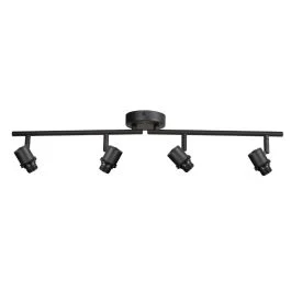 Mexlite Bambus LED Plafondspot | 4x E14 40W | Dimbaar | Zwart Popularny