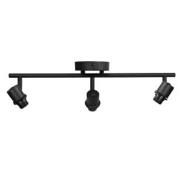 Tani Mexlite Bambus LED Plafondspot | 3x E14 40W | Dimbaar | Zwart