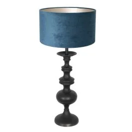 Anne Light Lyons LED Tafellamp | 1x E27 40W | Dimbaar | Blauw/Zwart Tani
