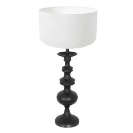 Anne Light Lyons LED Tafellamp | 1x E27 40W | Dimbaar | Wit/Zwart Hit cenowy