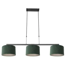 Steinhauer Stang LED Hanglamp | 3x E27 40W | Dimbaar | Groen/Zwart Ostatnie sztuki