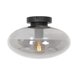 Bezpieczna płatność Steinhauer Reflexion LED Plafondlamp | 1x E27 40W | Dimbaar | Zwart