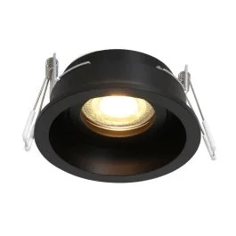 Steinhauer Pelite spot Ø10cm LED Inbouwspot | 1x GU10 10W | Dimbaar | Zwart Premium