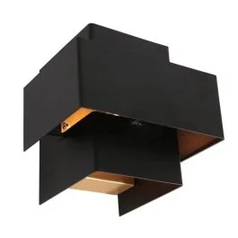 Promocja Steinhauer Muro LED Wandlamp | 1x G9 3W 2700K 600lm 827 | Dimbaar | Goud/Zwart