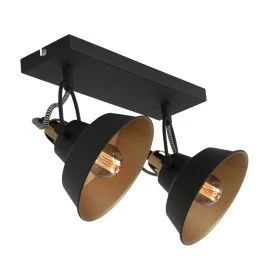 Bezpieczne zakupy Mexlite Nove LED Plafondlamp | 2x E14 40W | Dimbaar | Wit