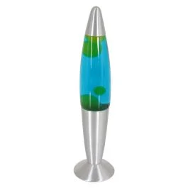 Bestseller Mexlite Volcan LED Tafellamp | 1x E14 25W 2700K 150lm 927 | Blauw/Geel/Staal