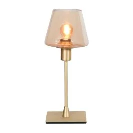 Kup online Steinhauer Ancilla LED Tafellamp | 1x E14 40W | Dimbaar | Messing/Transparant