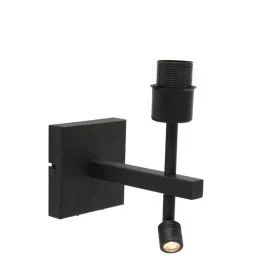 Steinhauer Stang LED Wandlamp | 2x E27 1W 2900K 100lm 829 | Dimbaar | Zwart Hit cenowy