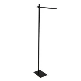Szybka dostawa Mexlite Stekk LED Vloerlamp | 8W 2700K 720lm 827 | Dimbaar | Wit/Zwart